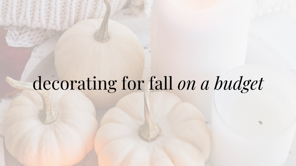 Fall Decorating