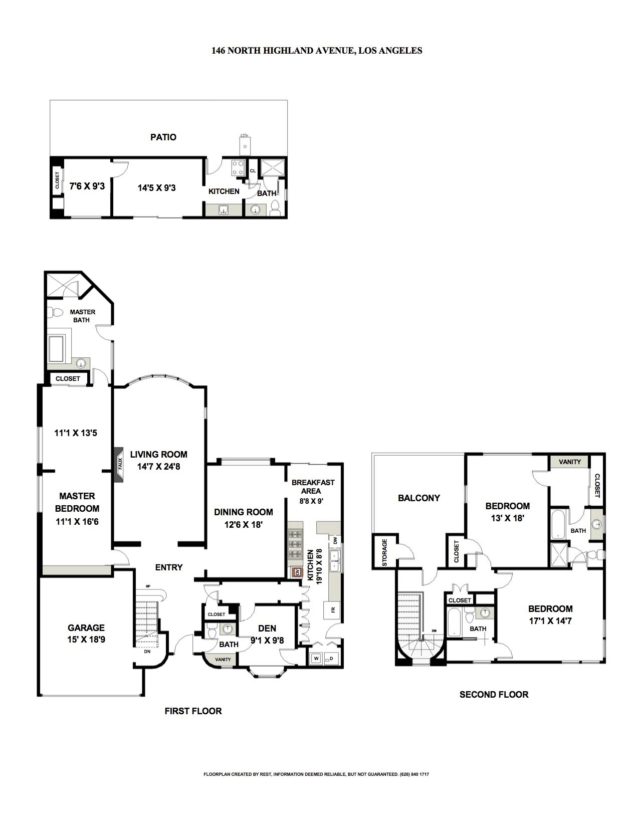 Floor-plan-146-NORTH-HIGHLAND-AVENUE-LOS-ANGELES