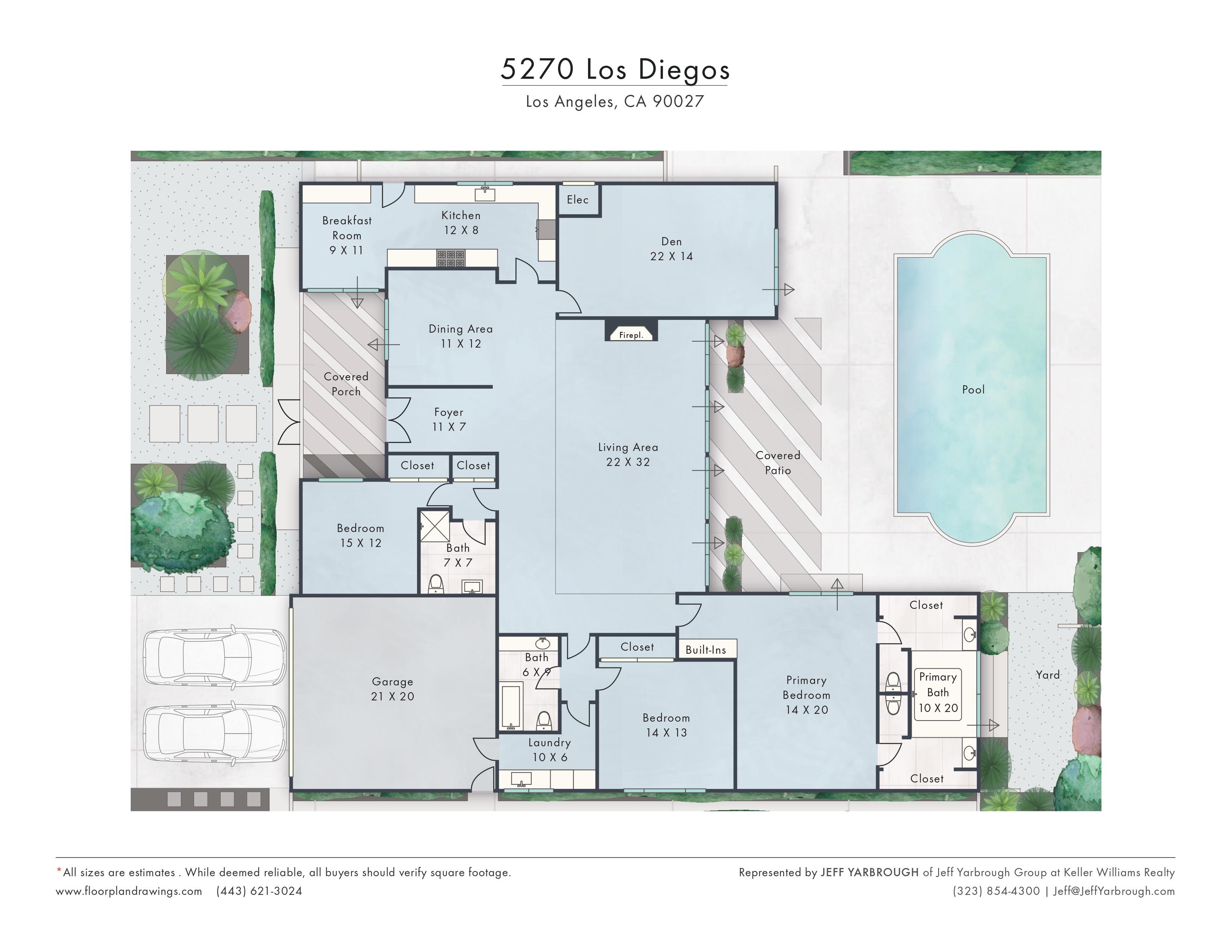 5270 Los Diegos Floor Plan