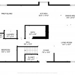 Floor plan downstairs 506 Manhattan Ave